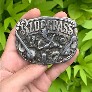 Vintage 1980’s Bluegrass Music Belt Buckle